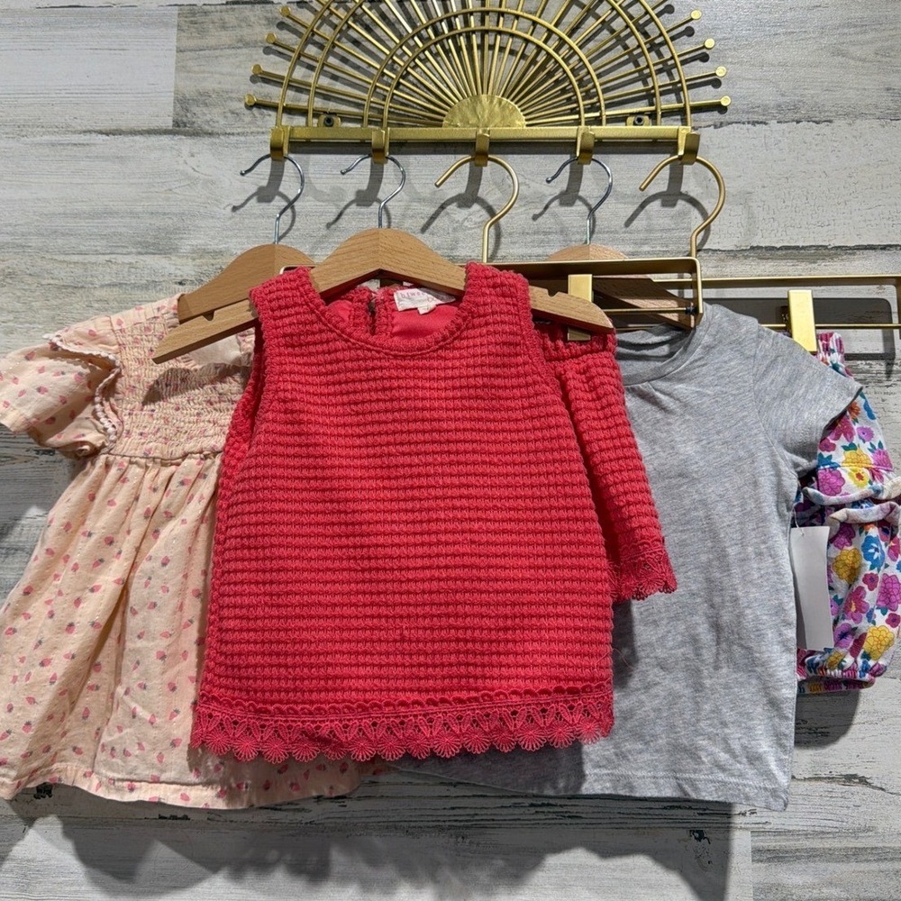 Miniwear Jessica Simpson B'Tween Baby Girls 18-24M Pink Red Bundle EUC